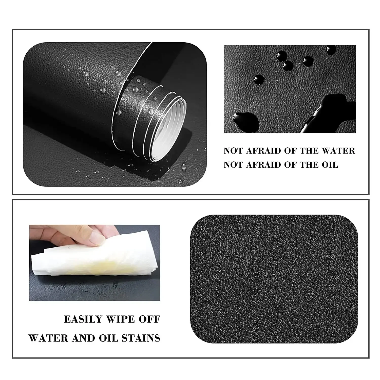 Self Adhesive Leather Repair Patch Kit Self-Adhesive Leather Tape 50x137cm(19.7x54inch) for Sofa Furniture Car Seats PU Sofa Fab