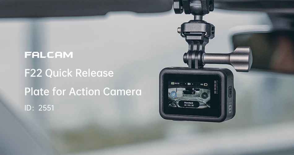 F22 Clamp Quick Release Plate Quick Release Base Ball Head for Gopro Cameras