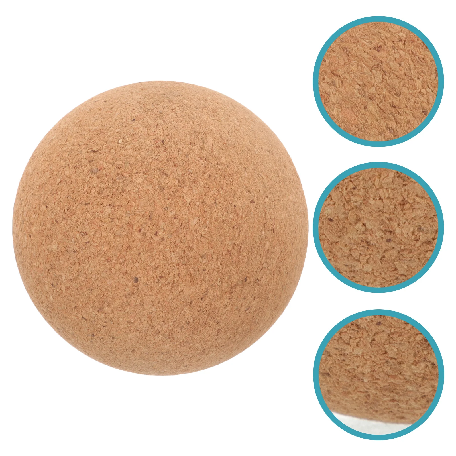 Cork Massage Ball High Density Fine Particles Massage Ball 6Cm Lightweight Lacrosse Yoga Deep Tissue