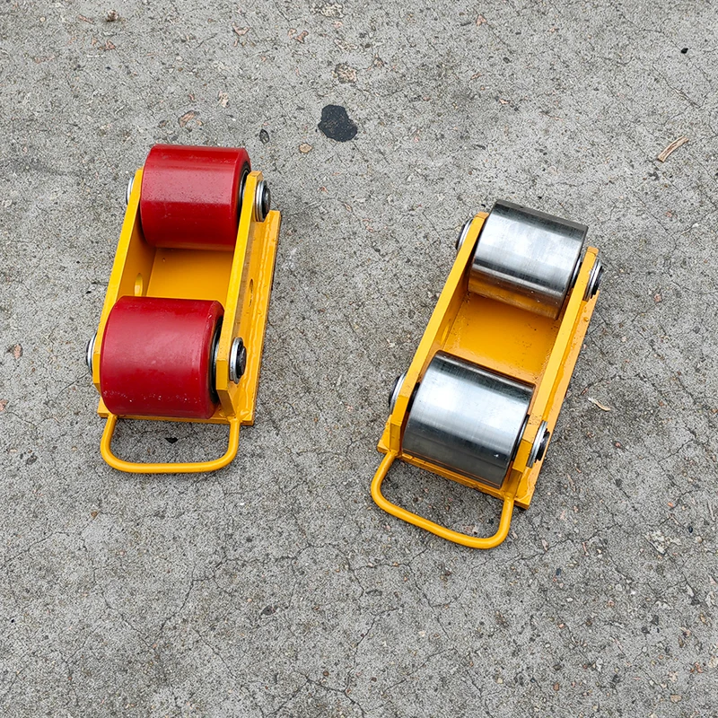 Carrello per la movimentazione Go dritto, due ruote, spostamento di oggetti pesanti, ruota in gomma con ruota in acciaio di mucca, carrello - immagine 4