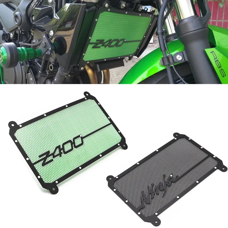 

Motorcycle Radiator Grille Guard Cover Protector For Kawasaki Ninja400 Z400 Accessories Ninja 400 Z 400 2018 2019 2020 2021