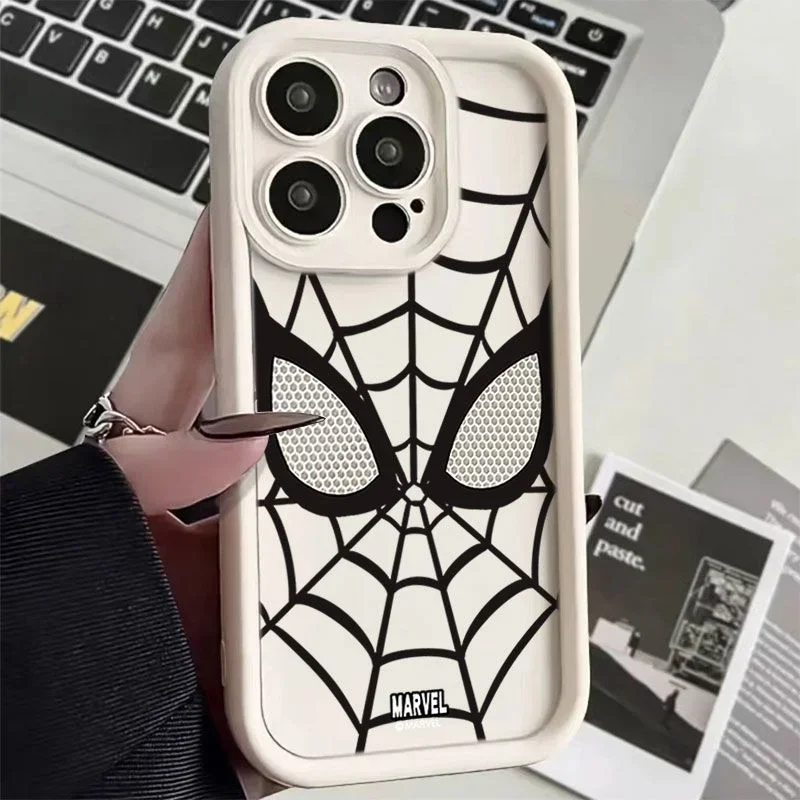 thumbnail image 1 of Funda de teléfono suave de TPU liso de Spider Man para Xiaomi Redmi Note 13, 12, 11 Pro Plus, 12S, 11S, 10S, 10, 9, 9S, 8, 12C, 13C, 1 of 5