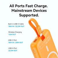 [CCC Certification] Vention Magnetic Power Bank 22.5W 10000mAh Portable 3C Powerbank 15W Wireless Fast Charger for iPhone 17 16 6