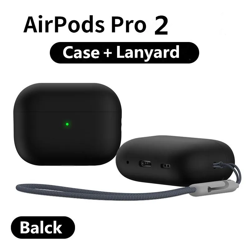 Airpods Pro 2nd Generation Lanyard Case  Protective Sleeve - Case Cover Pro  2 3 2023 - Aliexpress