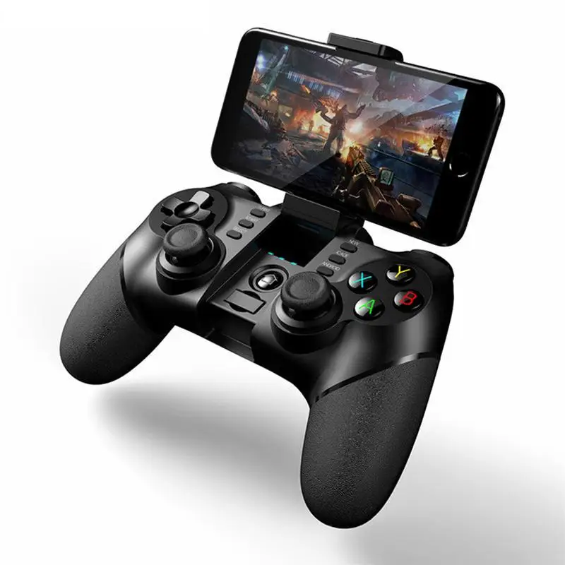 X6 블루투스 조이스틱 게임 패드 게임 컨트롤러, 지지대 블루투스 BT3.0 조이스틱, 휴대폰 태블릿 TV 박스 거치대
