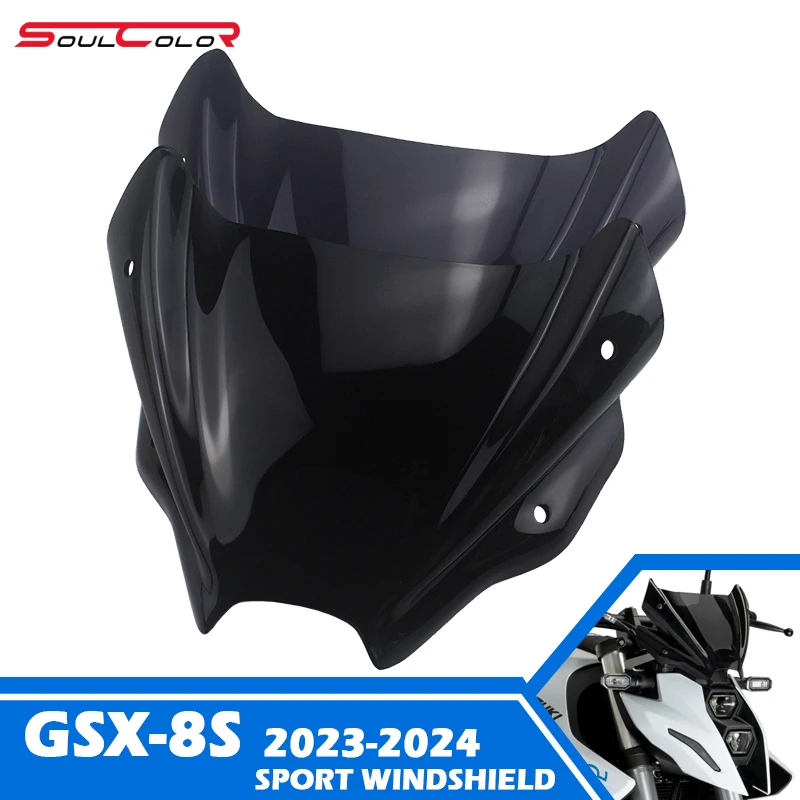 

Подходит для SUZUKI GSX-8S GSX8S 2023 2024 23-24 мотоциклетный спортивный ветрозащитный козырек ветрового стекла