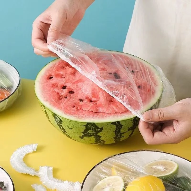 fresh keeping bags 10/100/200pcs disposable food cover bags for fruit vegetable food packaging kitchen accessories