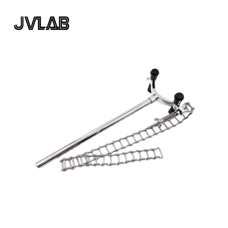 Laboratory Chain Clamp Flask Clamp Beaker Stainless Steel Fixing Iron Stand