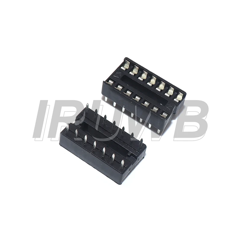 10-Pack Solder-Friendly DIP IC Socket Adapters for Various Pin Configurations