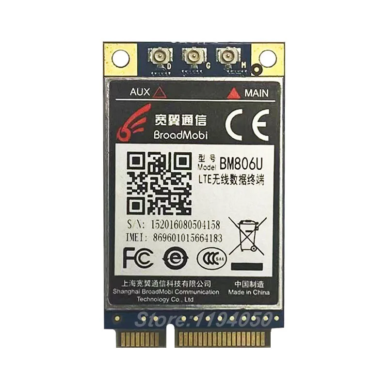 

4G модуль BM806U заменяет u8300w u9300w PCIe модель LTE Cat 4 150 Мбит/с Φ HSPA/UMTS GSM/GPRS/EDGE