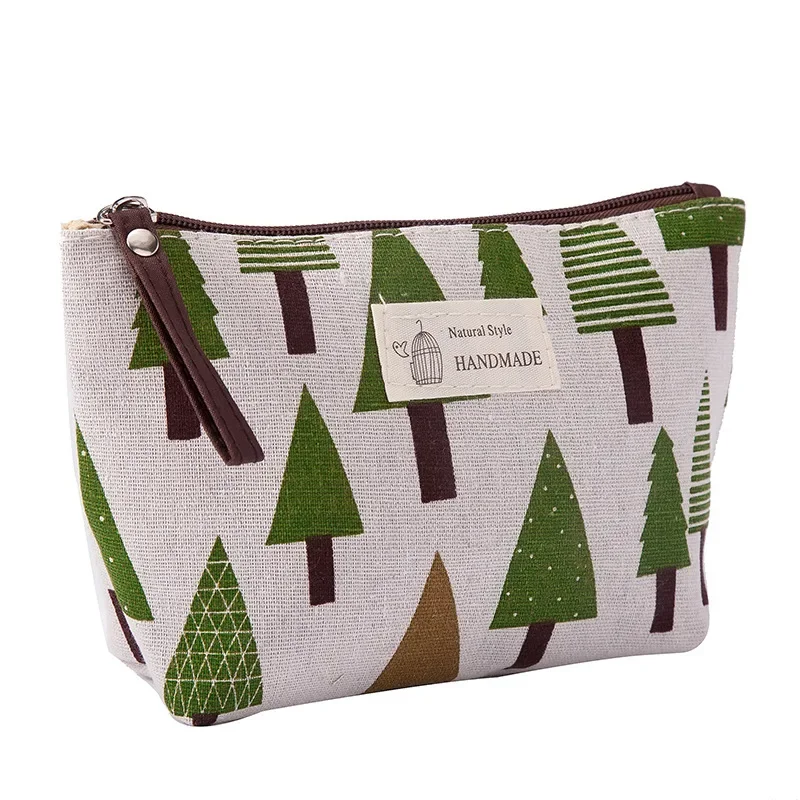Canvas Makeup Bags with Multicolor Pattern Cute Cosmetics Bags Pouchs for Travel Ladies Organizer Pouch Women Cosmetic Bag makeup organizer cosmetic bag cosmetic storage bag toiletry bag makeup bag cosmetic case