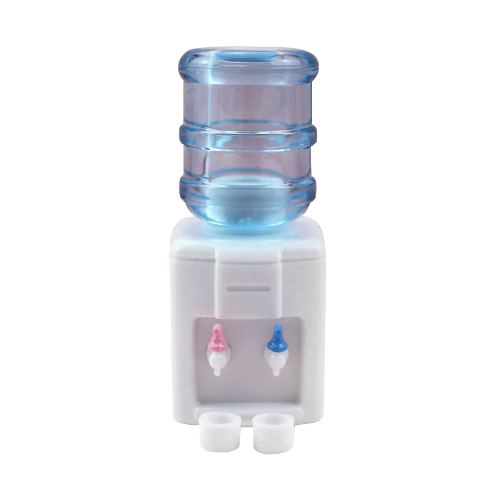 

2 Sets Mini House Water Dispenser Ornament Accessories Toys Furniture Child