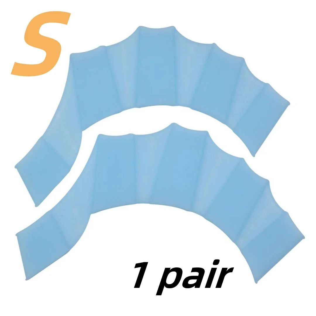 Silicone Webbed Swimming Gloves for Aquatic Training and Water Resistance Fitness