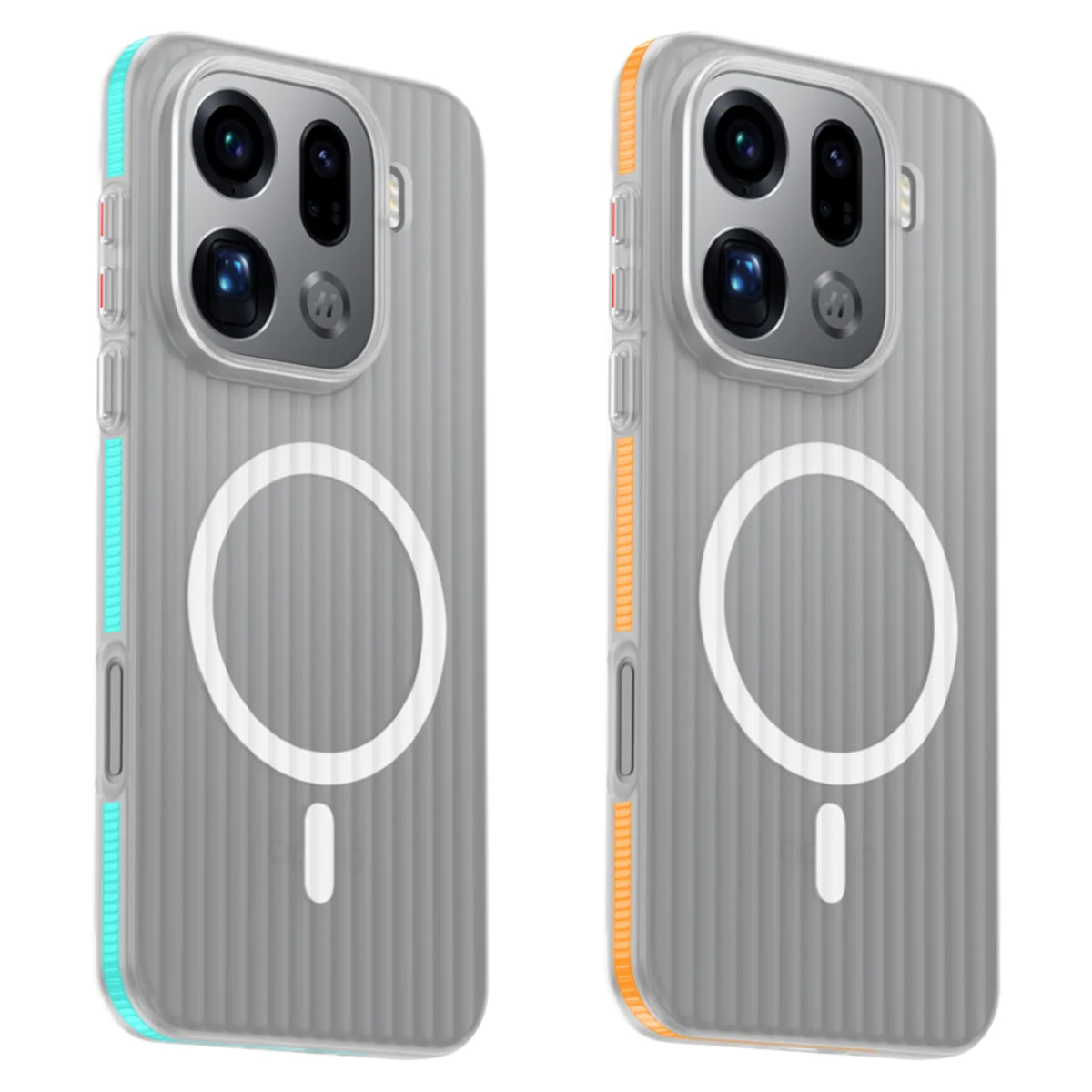 OPPO Premium Transparent Magnetic Anti-Slip Protective Case