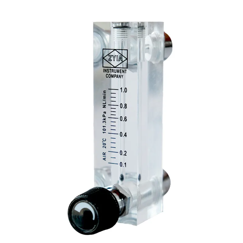 

LZM-6T Face Plate Plexiglas Air Rotor Float Liquid Gas Flow meter G1/4 " Internal Thread