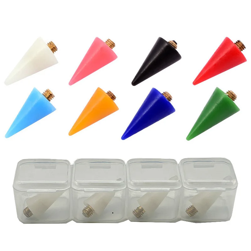 4Pcs/set Replaceable Nail Dotting Wax Pencil Head for Nails Dotting Pen Beads Rhinestones Gems Picker Nail Tips Picking Tool 2