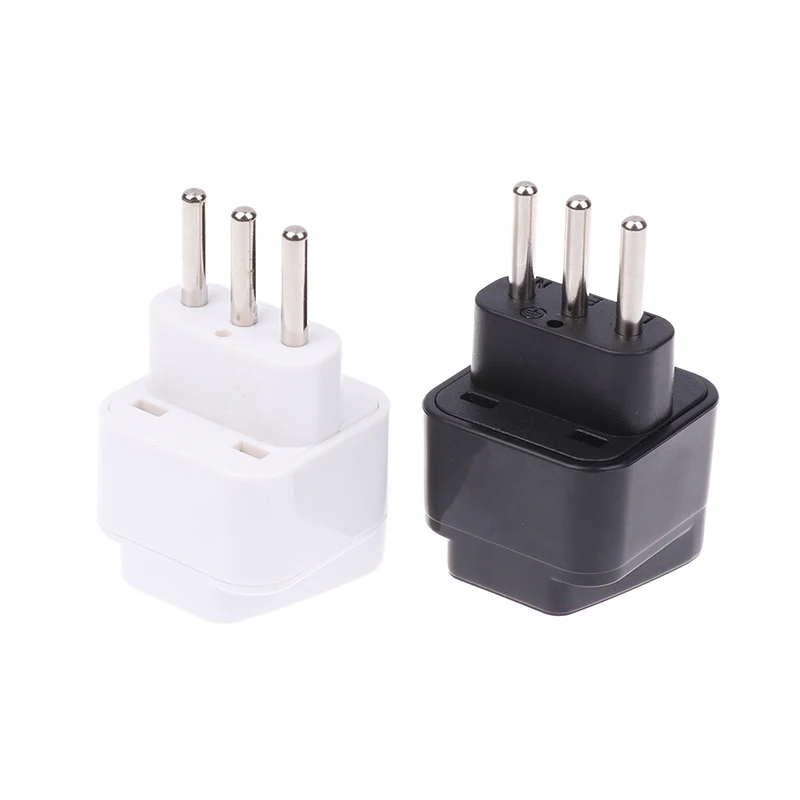 Universal Plug UK US EU AU To Italy Italian 3 Pin Travel Power Adapter Plug Socket Home Use Travel Essential Gadgets