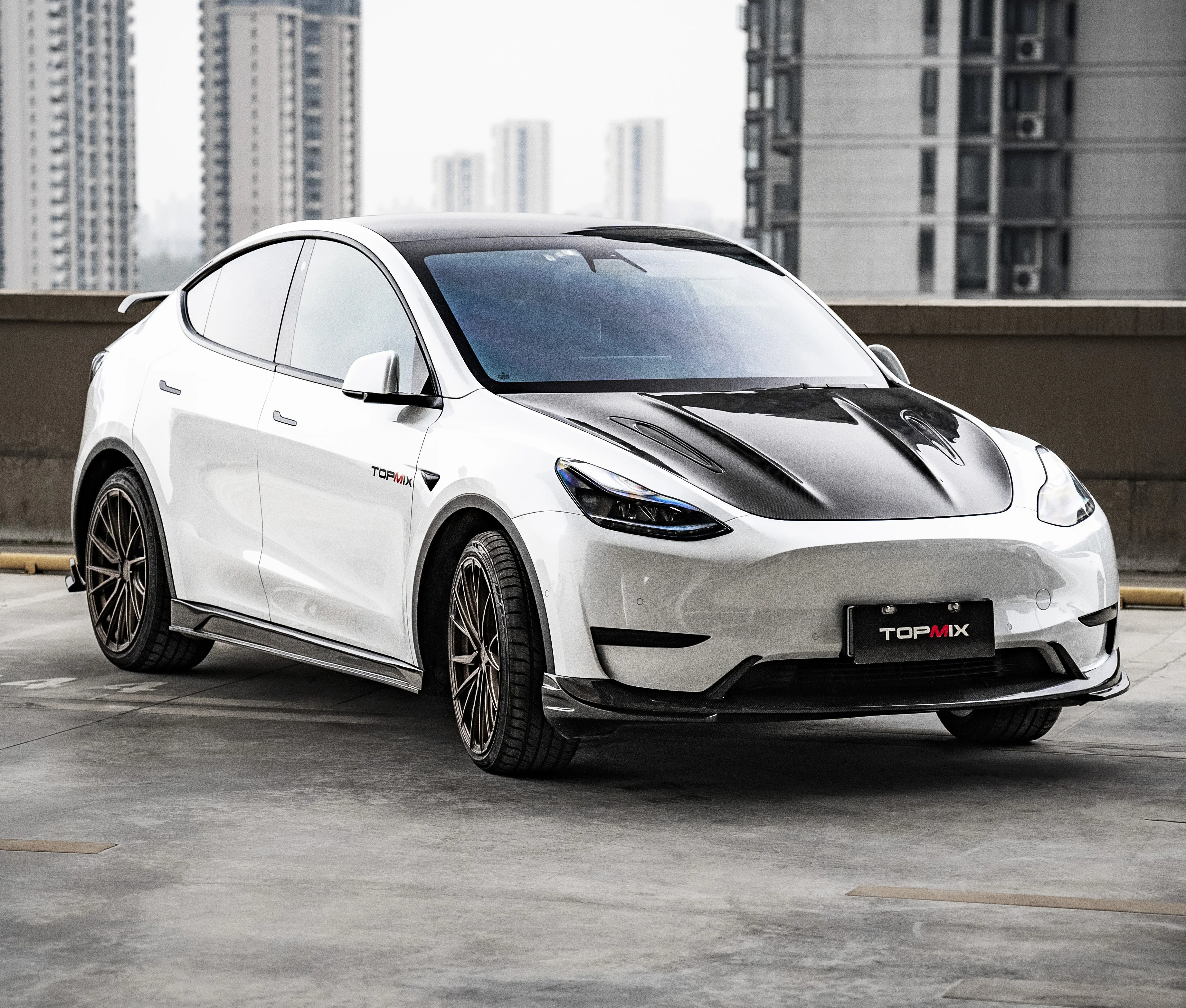 

Dry Carbon Fiber spoiler body kit fit for Tesla 2021-2023 Model Y