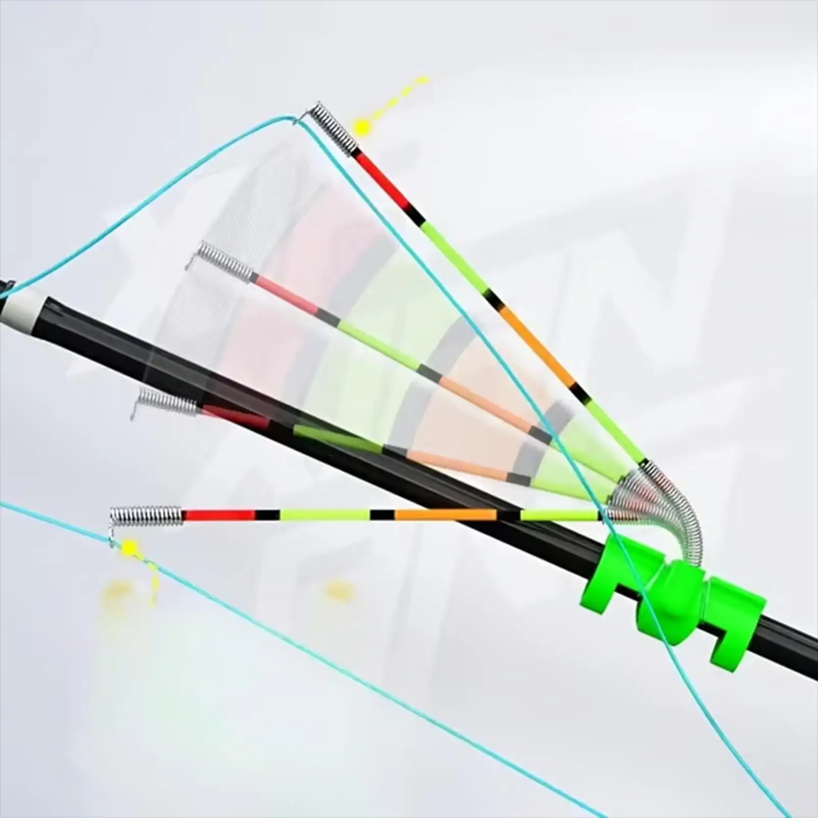 낚시 알람 3개 세트 고감도 방수 전문가용 남성용 얼음낚시 팁업 알람 루어 낚싯대 민물 바닷물 겸용