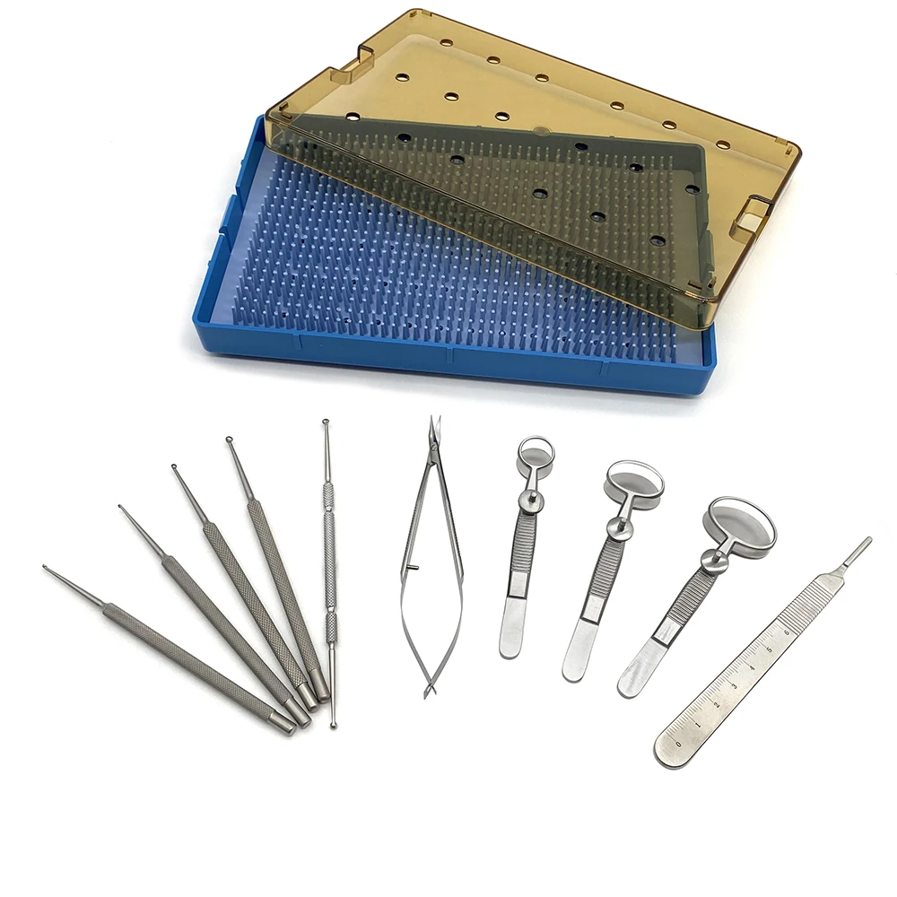 

1 Набор чалазионных приборов, набор чалазионов из титановой нержавеющей стали, офтальмологический хирургический инструмент