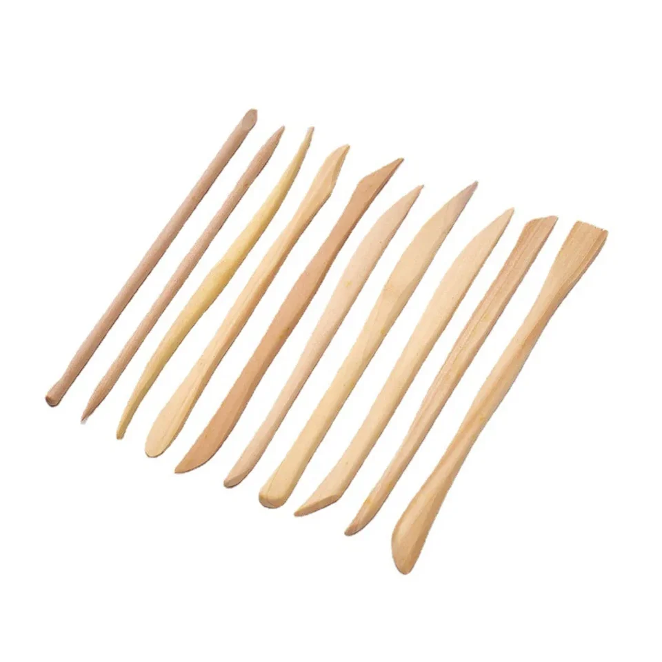 8 pezzi Set di strumenti in ceramica da, Kit di strumenti per ceramica e argilla polimerica, Combinazioni di strumenti di argilla per scolpire in legno per modellare ceramica, levigare