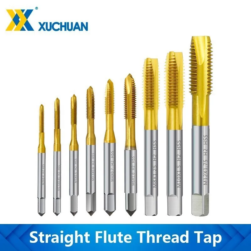 TR22 X 2 Ti-Coated Metrischer Trapezgewindebohrer HSS Titan Beschichtung – Rechtshänder Gewindebohrer