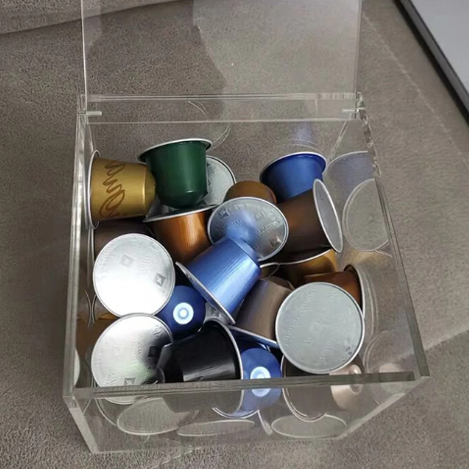 Boîte De Rangement De Capsules De Café En Acrylique, Anti-poussière,  Accessoires Ménagers Pour Dolce Gusto Nespresso Nordique - Égouttoirs Et  Supports - AliExpress