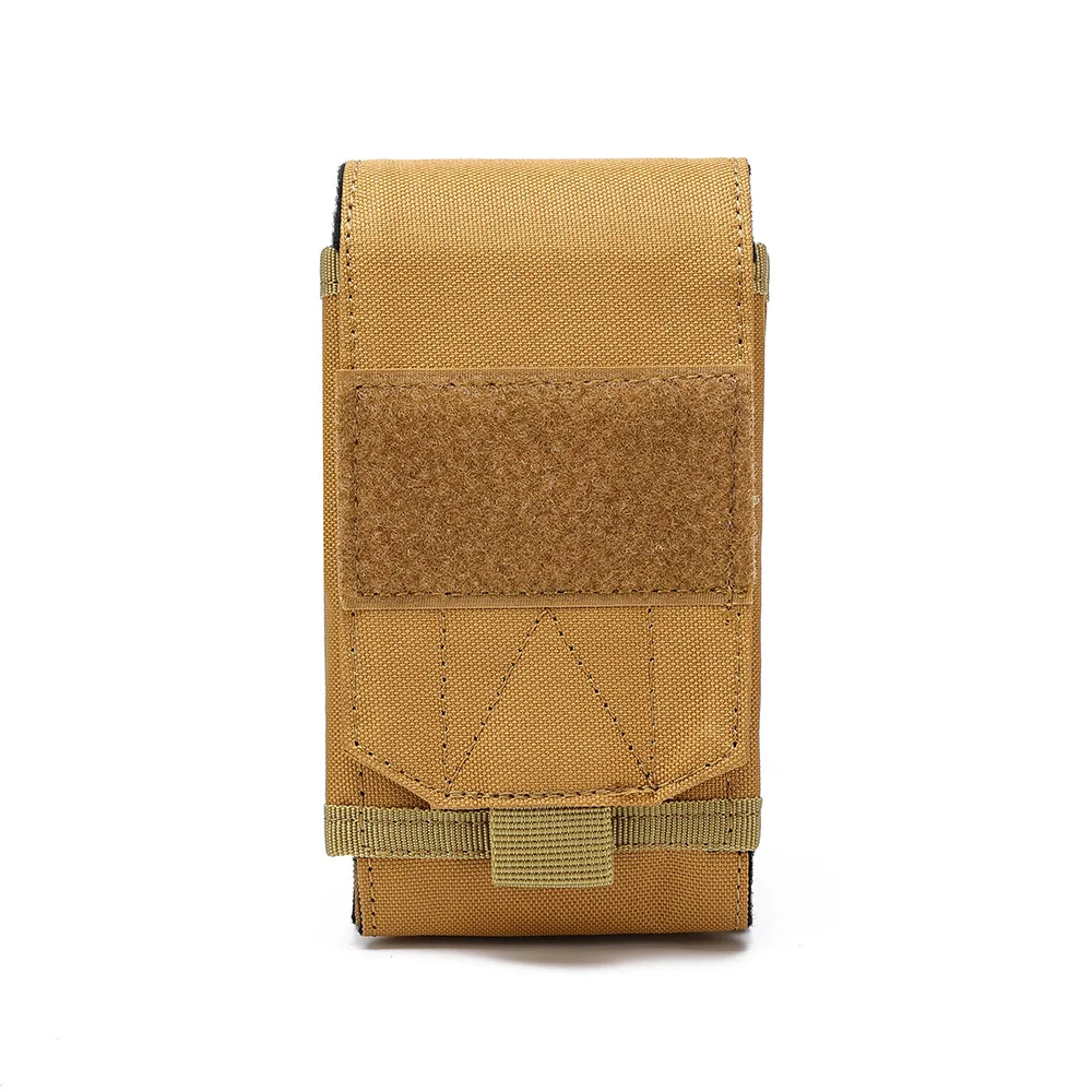 Tactical 7inch Waist Phone Pouch Double Molle Sytsem Cellephone Bag Outdoor Cigarette Pouch Key Outdoor Tool Accessory Bag phone pouch molle pouch phone holder