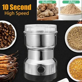 110V-220V Electric Grinder Home Coffee Kitchen Cereal Nuts Beans Spices Grains Grinder Machine Ultrafine Baby Food Pulveriz 1