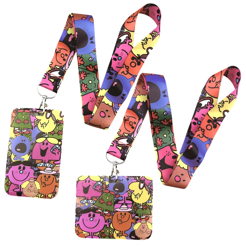 

Funny Miss Cartoon Anime Classical Style Lanyard For keys The 90s Phone Working Badge Holder Neck Straps With Phone Hang Ropes