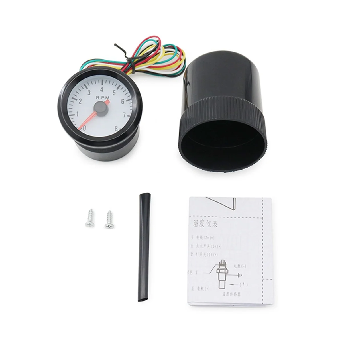 ڵ  Ʈ  Ŭ Ÿڹ, 1-8  LED Ʈ, 0-8000RPM, 2 ġ, 52mm