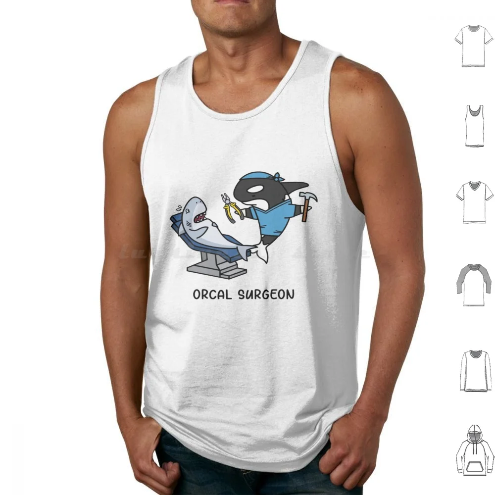 

Orcal Surgeon T-Shirt Tank Tops Print Cotton Orcal Dolphins Sucker Orcal Dolphin Sucker Funny Summer For Men For Women
