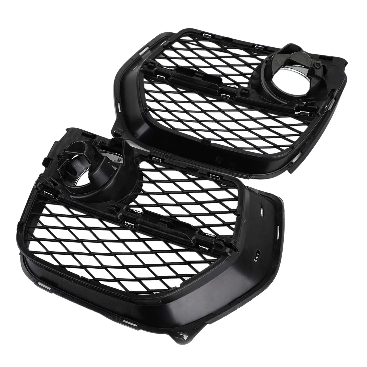 

Car Grilles Fog Lamp Cover Front Bumper Closed Grid Fog Light Grille Fit for -BMW X6 E71 2012-2014