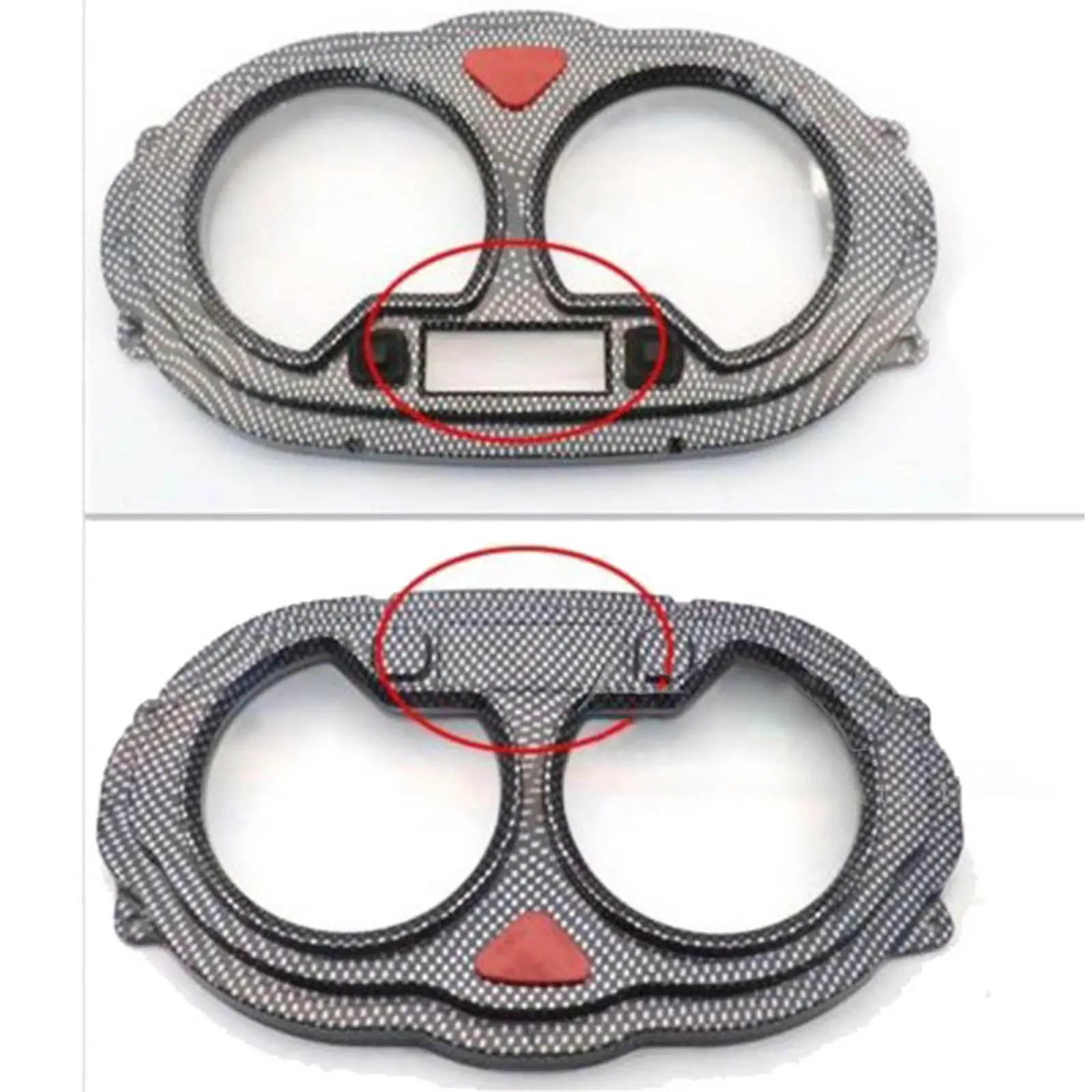 Instrument Case Gauge Housing Odometer Cover ABS Fit for Kilometer Case