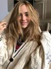 Vintage Star Print Knitted Cardigan Women's Sweaters Preppy Cute Button Up V Neck Long Sleeve Loose Coat Autumn Y2K Sweater 3