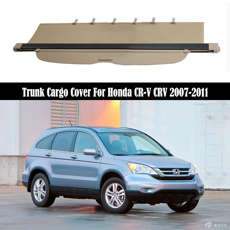 

Trunk Cargo Cover For Honda CR-V CRV 2007-2011 Security Shield Rear Luggage Curtain Retractable Partition Privacy Car Accessorie