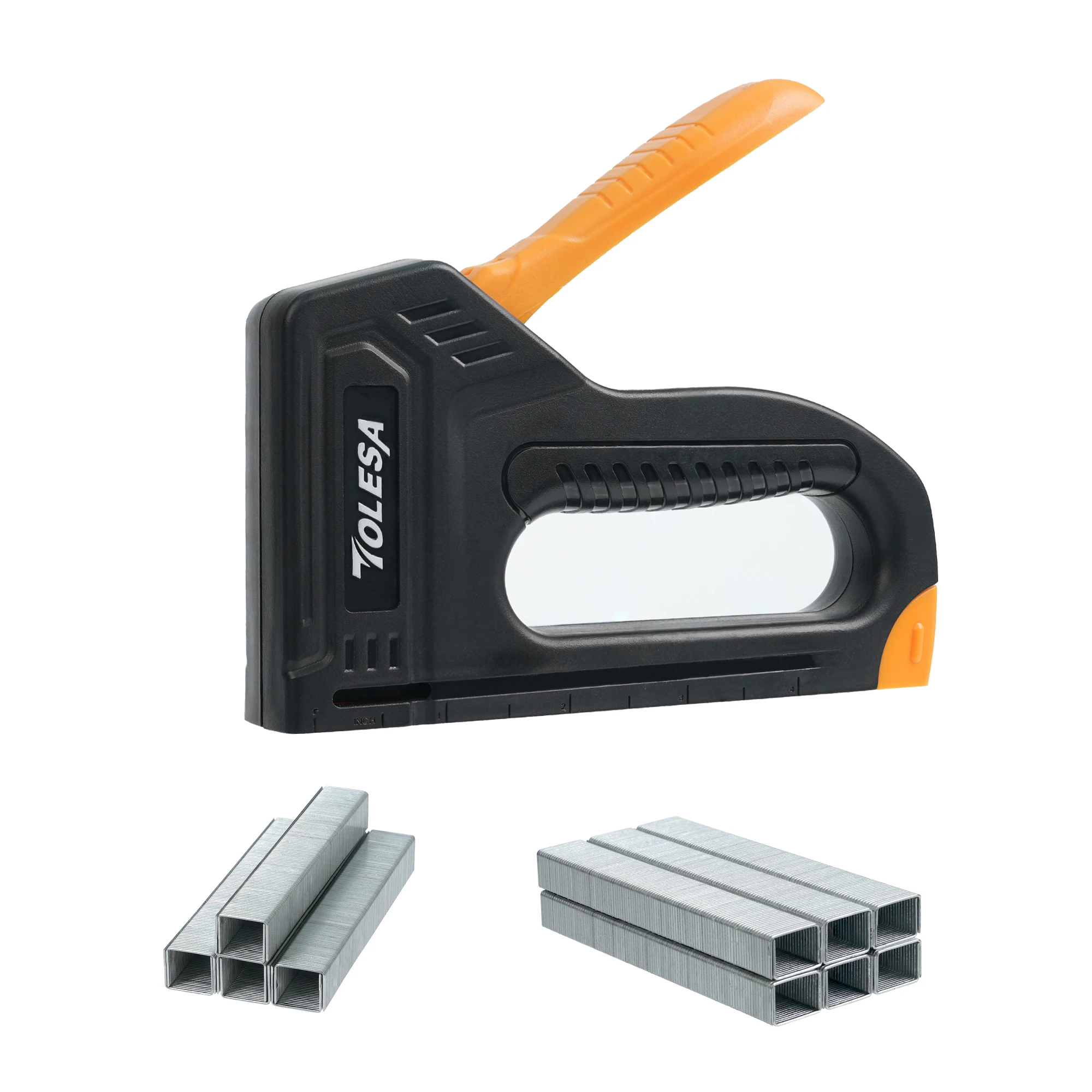 TOLESA 라이트 듀티 스테이플 건 목재 장식품 스테이플 건 1200PCS 스테이플 패브릭 스테이플러 건 공예 DIY 장식