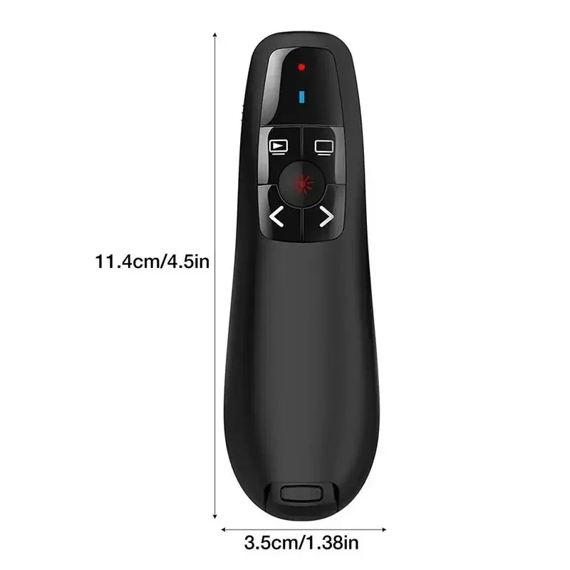 Projector Remote Control New PPT Slide Advancer Pen 2.4GHz Wireless Powerpoint Pen Presentation Clicker USB Remote Control F-lip Presenter Pointer