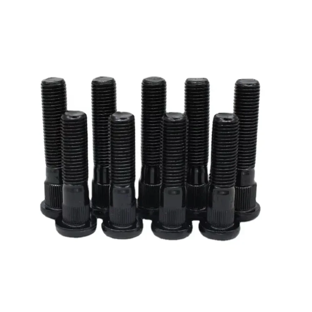Wheel Hub Spline Bolt Screw 1pc M12x1.25 Spline Diameter 12.3/14.3mm Length 65mm 12.9 Grade