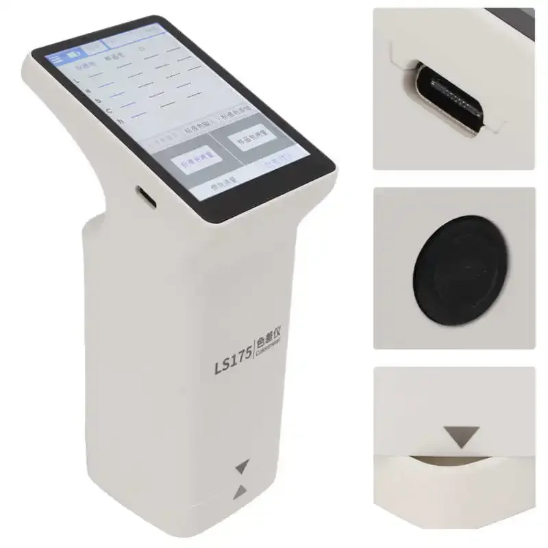 Linshang 휴대용 색도계, LED 스크린 디스플레이 포함, 고정밀 계량기 분석기, LS175