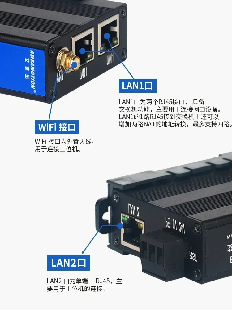 네트워크 커플러 TCP/UDP PLC 크로스 세그먼트 인터넷 프로토콜 주소 변환기 게이트웨이 전송 모듈 ETH-NAT-T03/P03