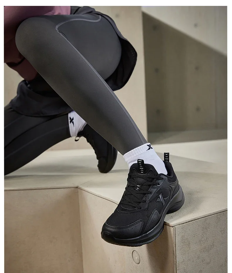 Xtep احذية الجري النساء عدم الانزلاق أحذية ناعمة خفيفة الوزن تنفس توسيد التدريب المرأة أحذية رياضية 877418110023