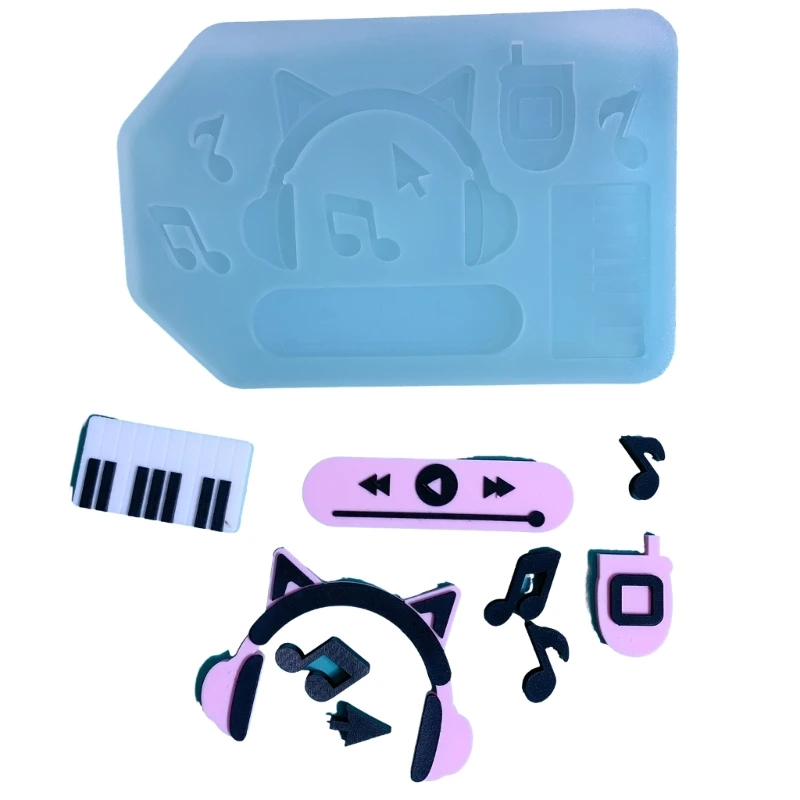 

Keychain Silicone Mold Resin Casting Hollow Shaking Cup Mould Keyring Crystal Making Hanging Pendant Jewelry