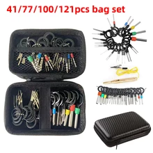 Car Terminal Removal Tool Kit Wire Plug Connector Extractor Puller Release Pin Extractor Kit for Car Terminal Plug Repair Tool