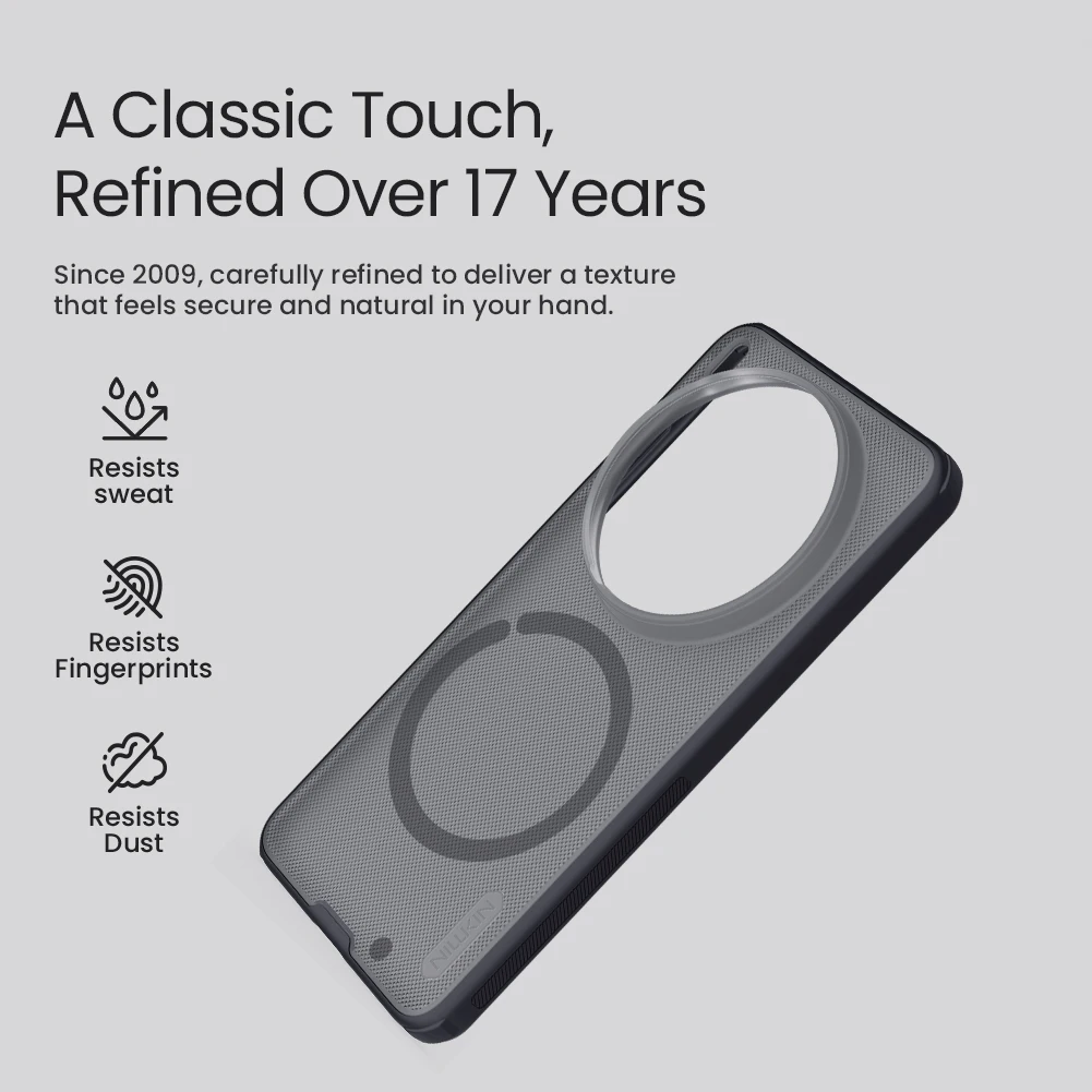 NILLKIN Magnetic Super Frosted Shield Matte Case - Premium Protection Cover