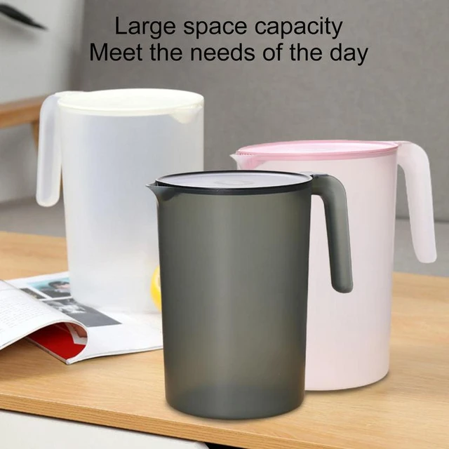 2L Plastic Juice Pitcher Household Teapot Kettle Large Beverage Drinks  Storage Container Heat Resistant Cold Water Jug with Lid - AliExpress