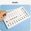Reusable Memo Pad Chores Checklist Daily Planner Memo Chore Chart Detachable Board for Kid Self-discipline Routine Planning Card 2