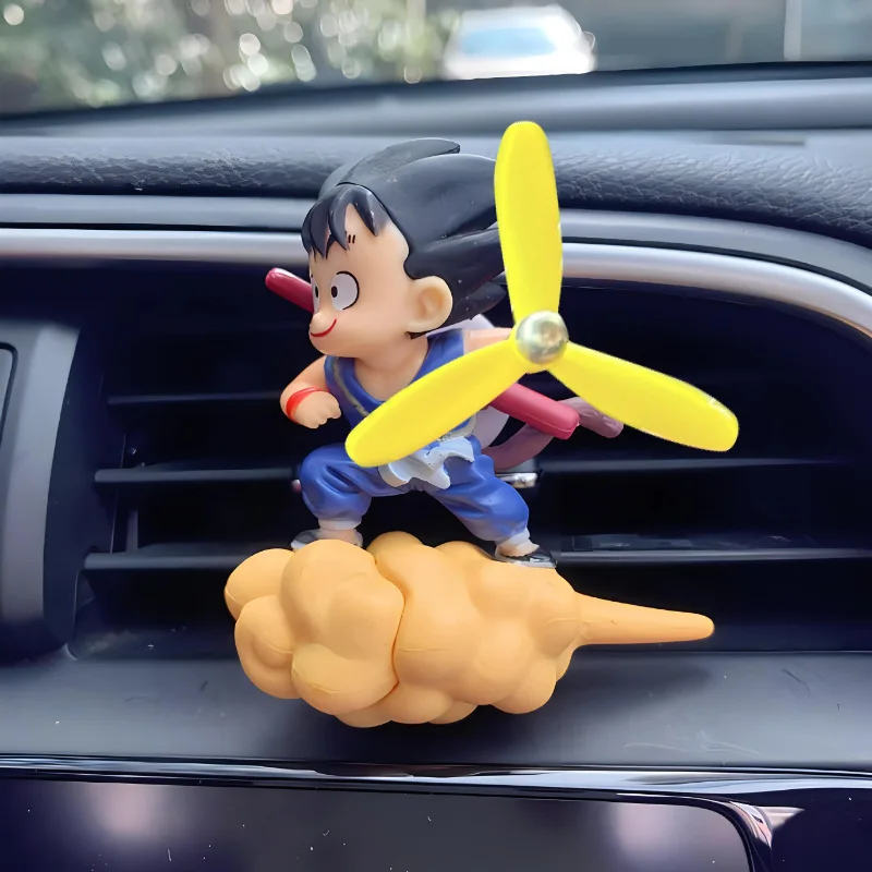 thumbnail image 1 of Figura de anime de Dragon Ball Son Goku, ambientador para coche, pastillas de papel perfumadas de larga duración, adornos para coche, colgantes, juguetes para niños, 1 of 4