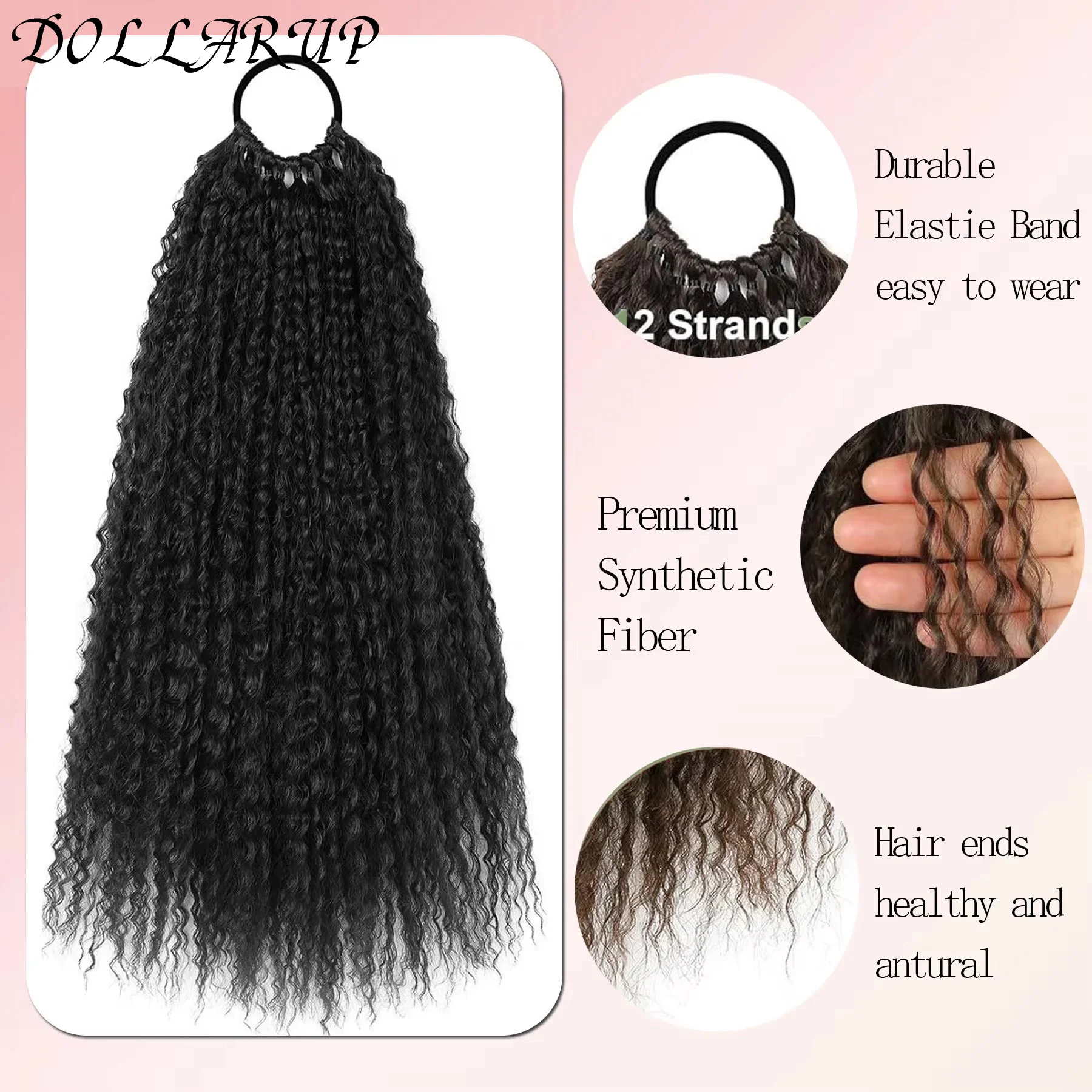 Synthetic Ponytail Extensions 20 Inch