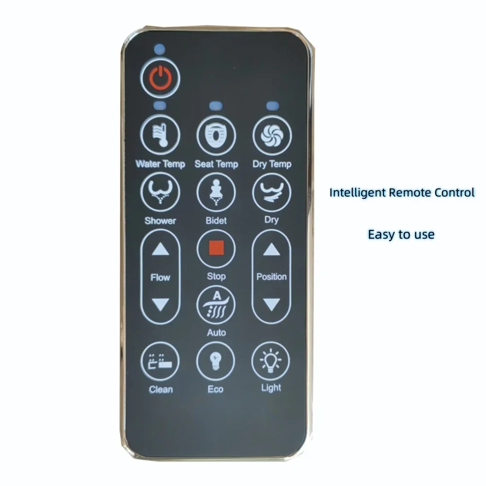 Toilet Seat Accessories Intelligent Remote Control Toilet Lid Dryer Water Wind Temperature Universal Toilet Lid For Bathroom Smart Constant Temperature